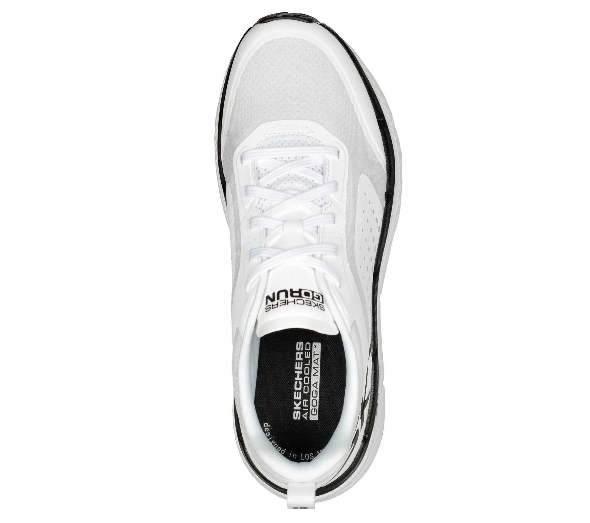 נעלי ספורט לגברים GOrun Max Cushioning Premier 2.0 - Residence בצבע לבן ושחור