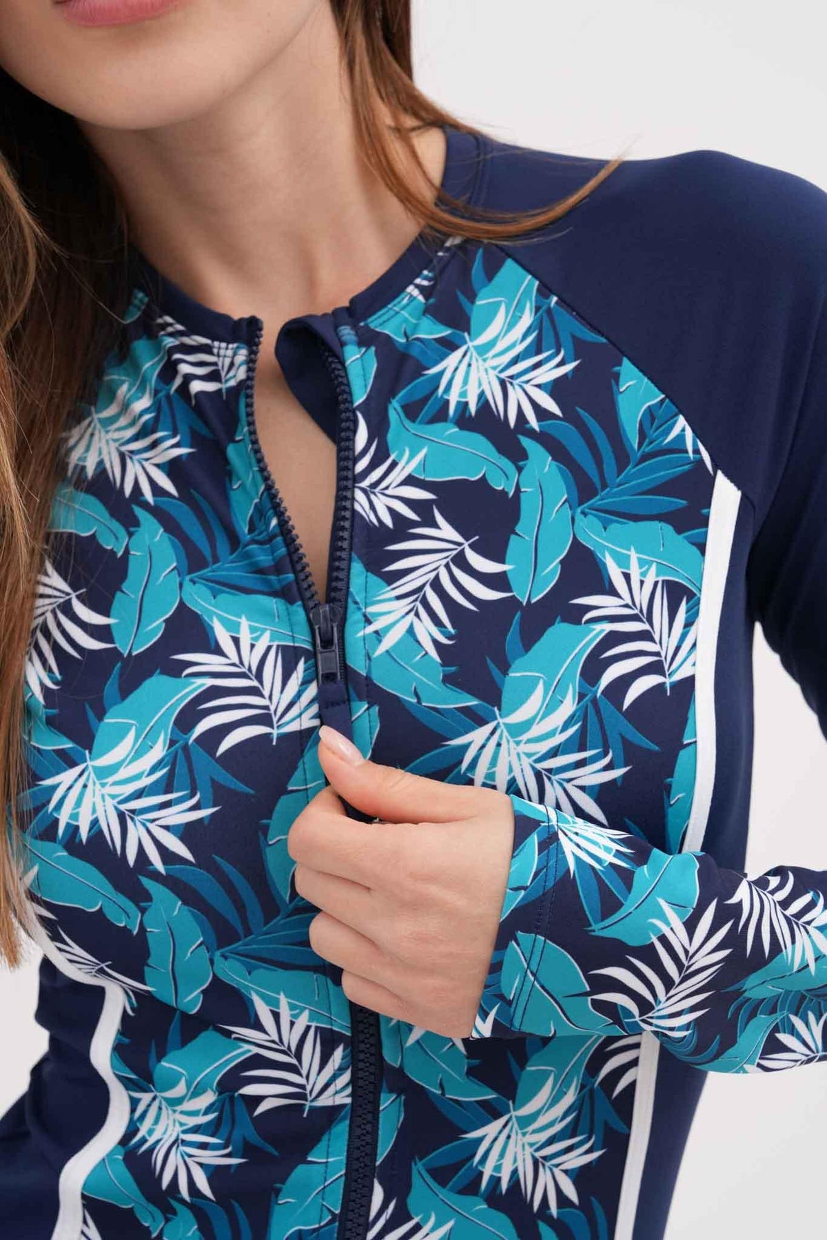 בגד ים שלם לנשים בצבע כחול - MASHBIR//365