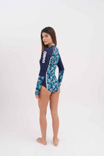 בגד ים שלם לנשים בצבע כחול - MASHBIR//365