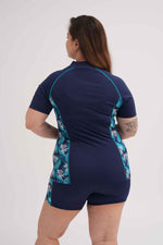 חולצת שחייה לנשים בצבע כחול - MASHBIR//365