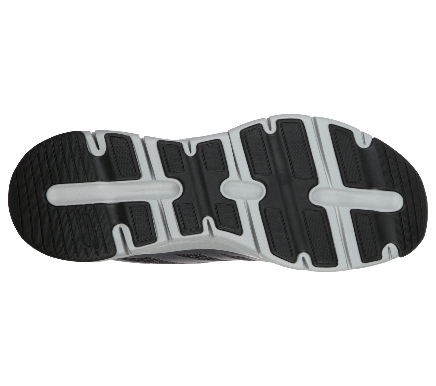 נעלי ספורט לגברים Arch Fit - Charge Back בצבע אפור ושחור
