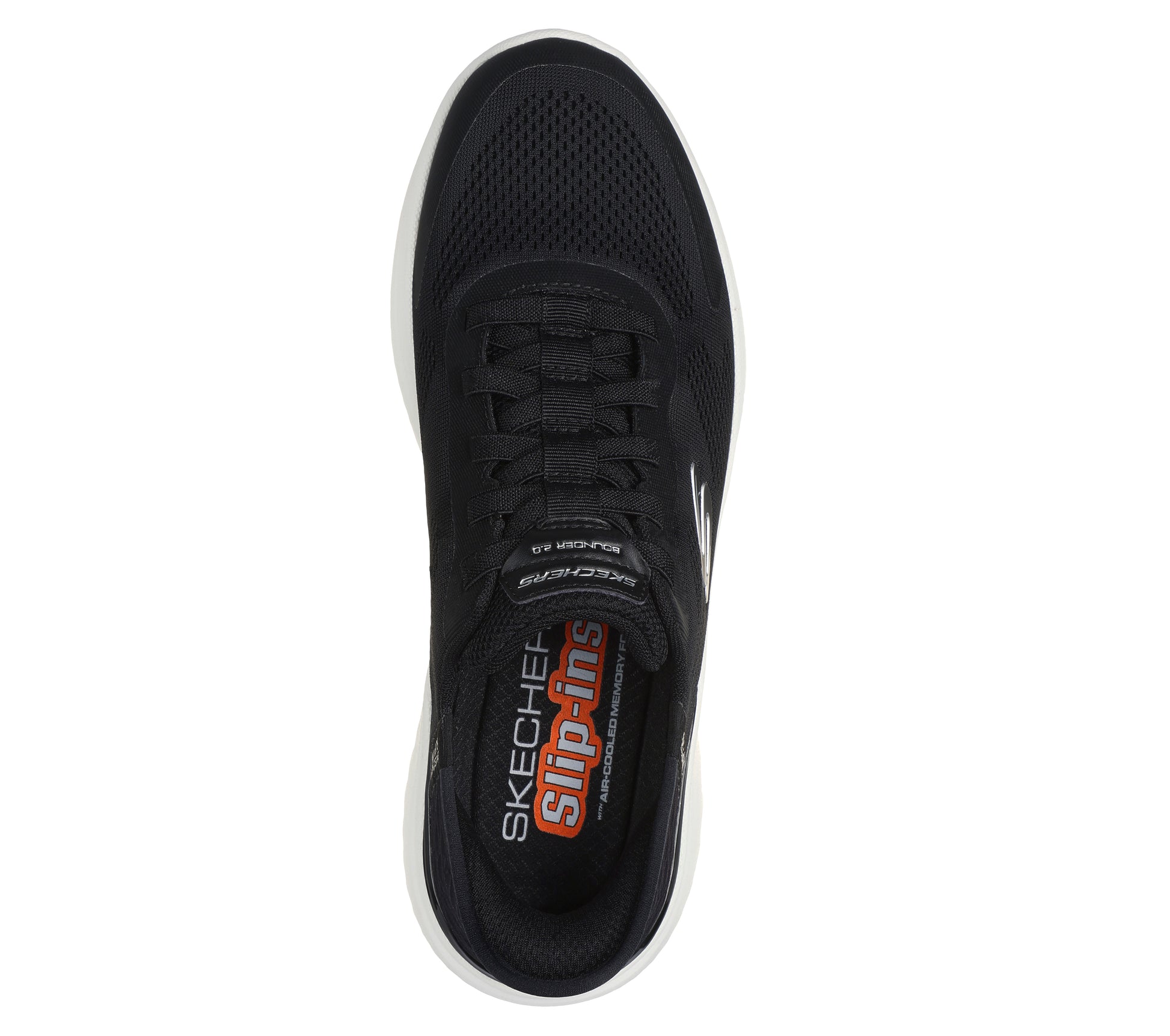 נעלי ספורט לגברים Slip-Ins Sport Bounder 2.0 בצבע שחור ולבן