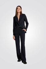 מכנסיים מחויטים פדלפון בצבע נייבי 