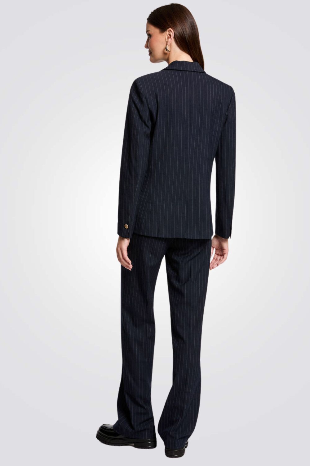 מכנסיים מחויטים פדלפון בצבע נייבי 