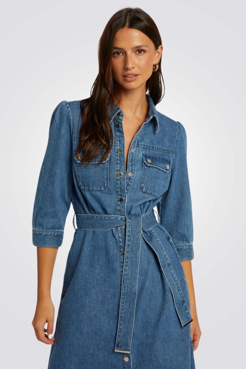 שמלת ג'ינס ארוכה