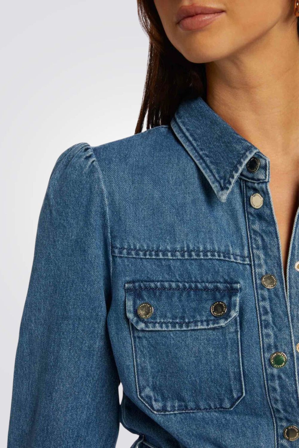 שמלת ג'ינס ארוכה