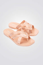 כפכפי אצבע LANA בצבע בז' ורדרד