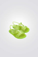 סנדלים לתינוקות וילדות THE REAL JELLY בצבע ירוק בהיר