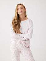 פיג'מה ארוכה בעיצוב הדפס מנומר לנשים | בוניטה דה מאס