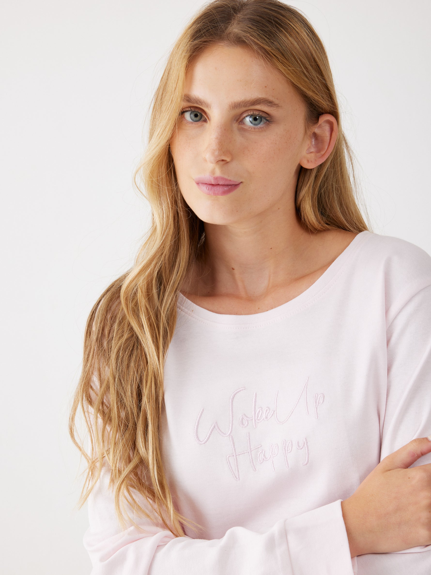 פיג'מה ארוכה בעיצוב הדפס מנומר לנשים | בוניטה דה מאס