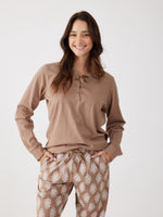 פיג'מה בעיצוב שרוכים והדפס | בוניטה דה מאס