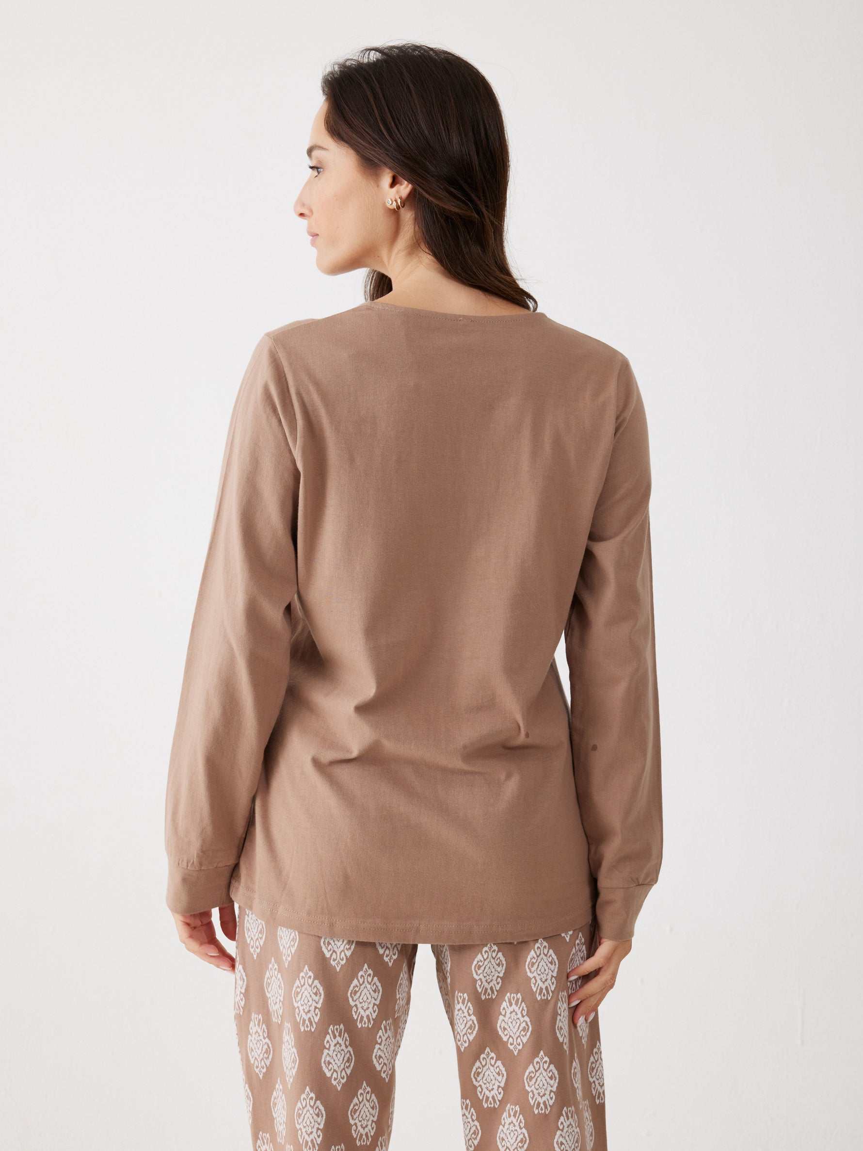 פיג'מה בעיצוב שרוכים והדפס | בוניטה דה מאס