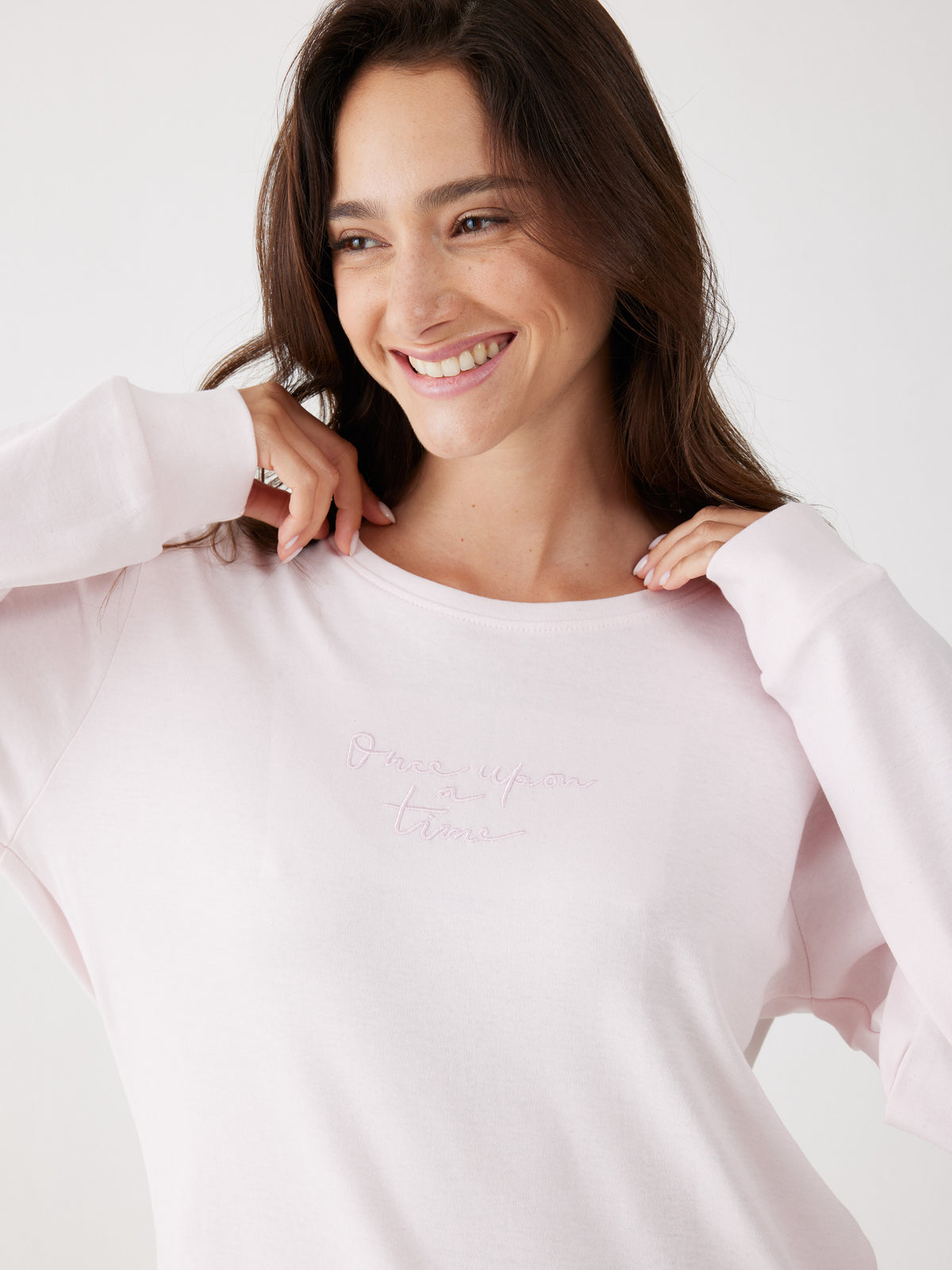 פיג'מה ארוכה בעיצוב מעוטר לנשים | בוניטה דה מאס