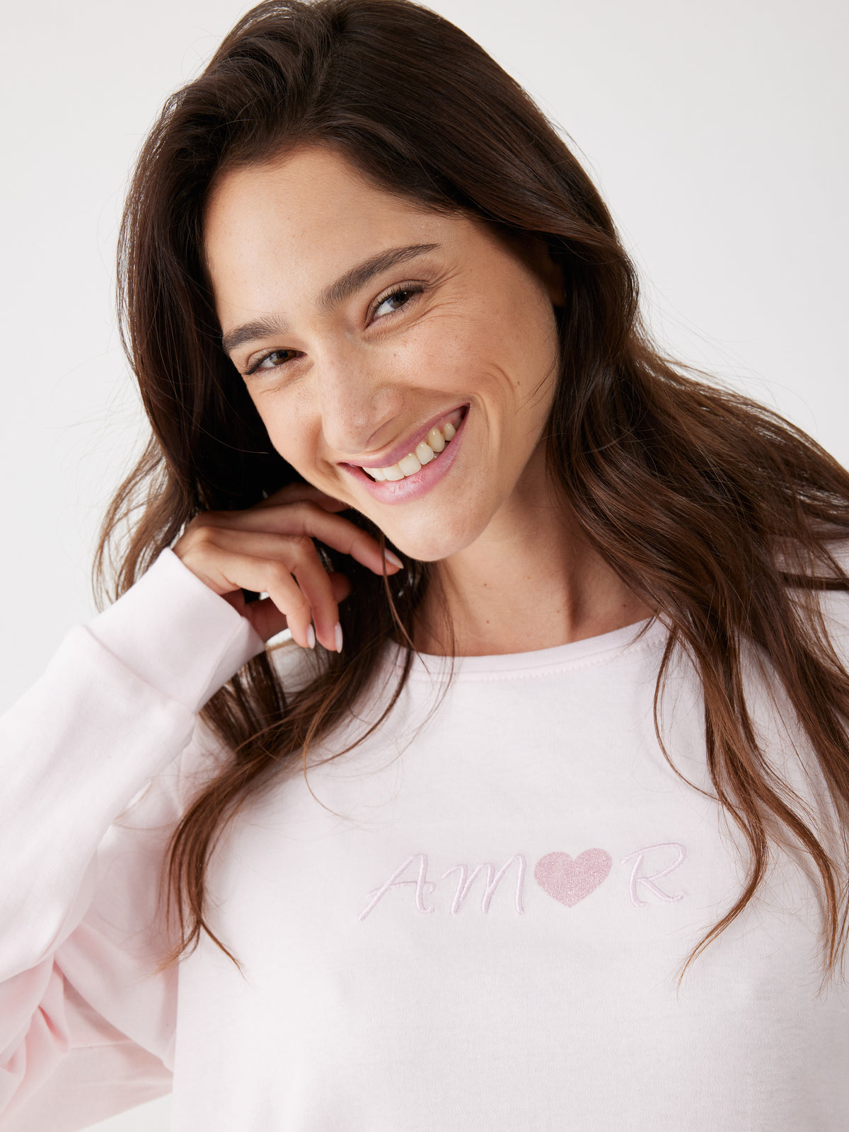 פיג'מה ארוכה לבבות לנשים | בוניטה דה מאס