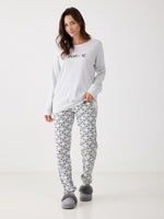 פיג'מה ארוכה לבבות לנשים | בוניטה דה מאס