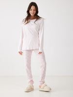 פיג'מה ארוכה לבבות לנשים | בוניטה דה מאס