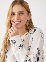 פיג'מת סנופי קטיפה לנשים | בוניטה דה מאס