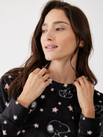 פיג'מת סנופי קטיפה לנשים | בוניטה דה מאס