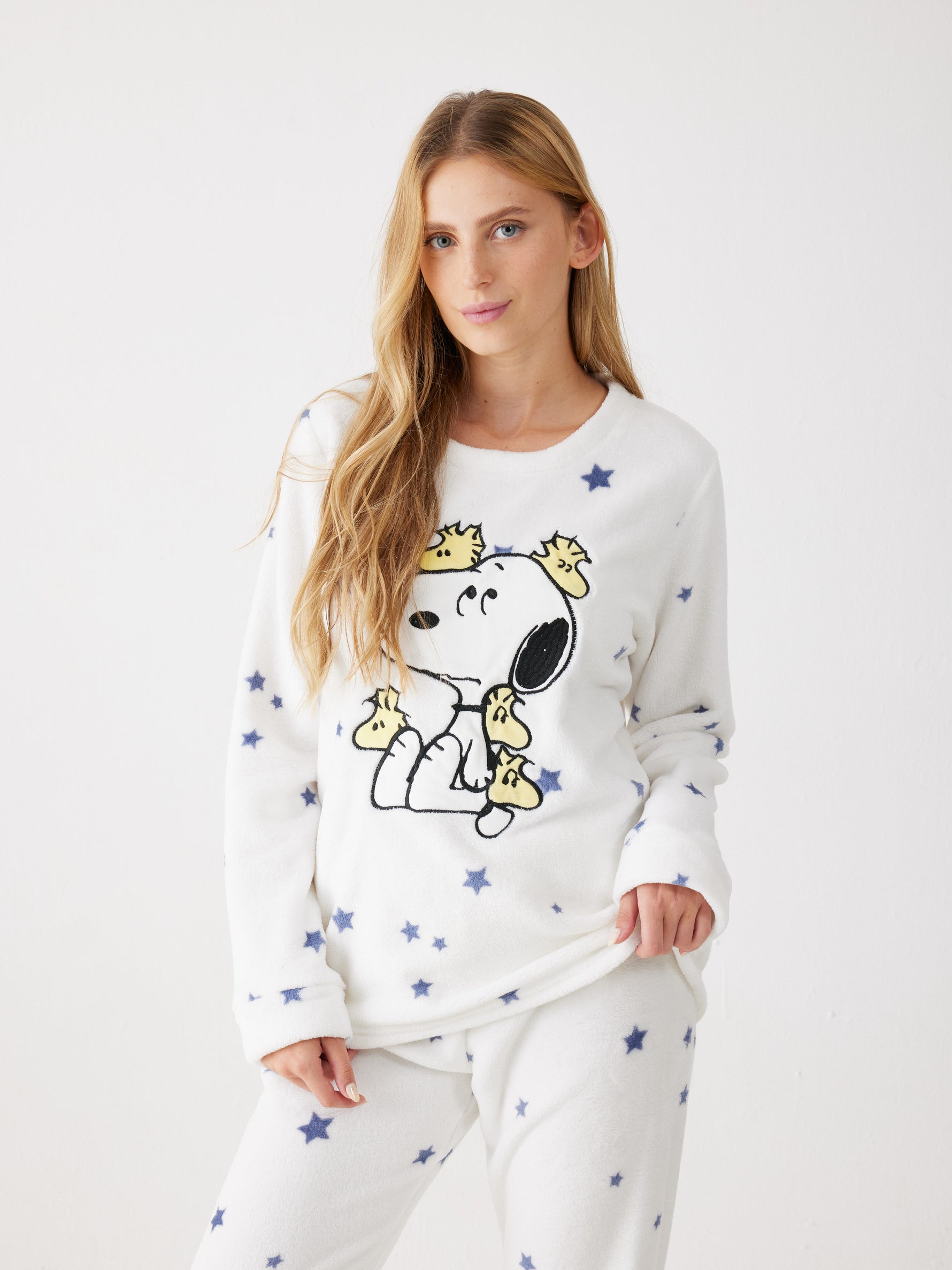 פיג'מת סנופי פלאפית לנשים | בוניטה דה מאס