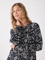 כותונת פיג'מה ארוכה בעיצוב עיטורים | טהבד