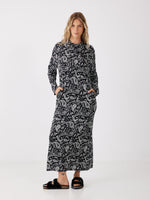 כותונת פיג'מה ארוכה בעיצוב עיטורים | טהבד