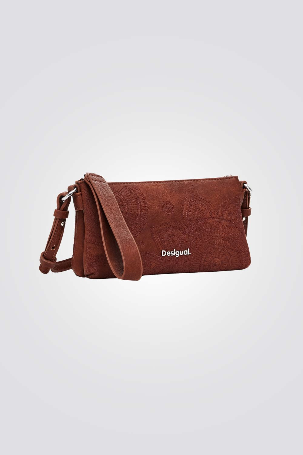 תיק צד לנשים עם טקסטורה פרחונית | דזיגוואל 
