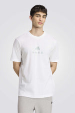 טישירט קצרה עם הדפס לגברים | אדידס