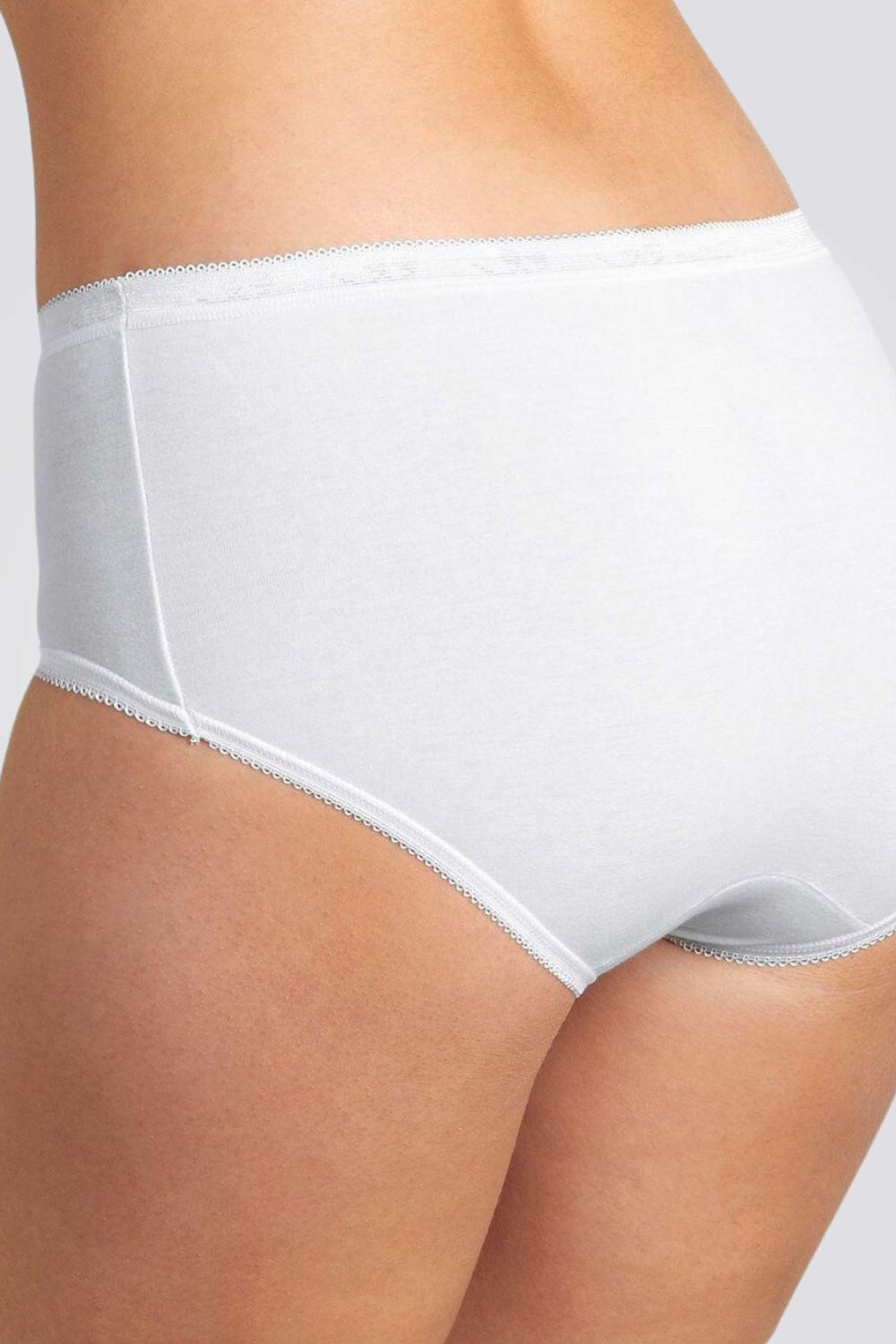 תחתוני BASIC+MIDI צבע לבן