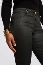 מכנסי בוטקאט בגימור דמוי עור מחוספס | מורגן