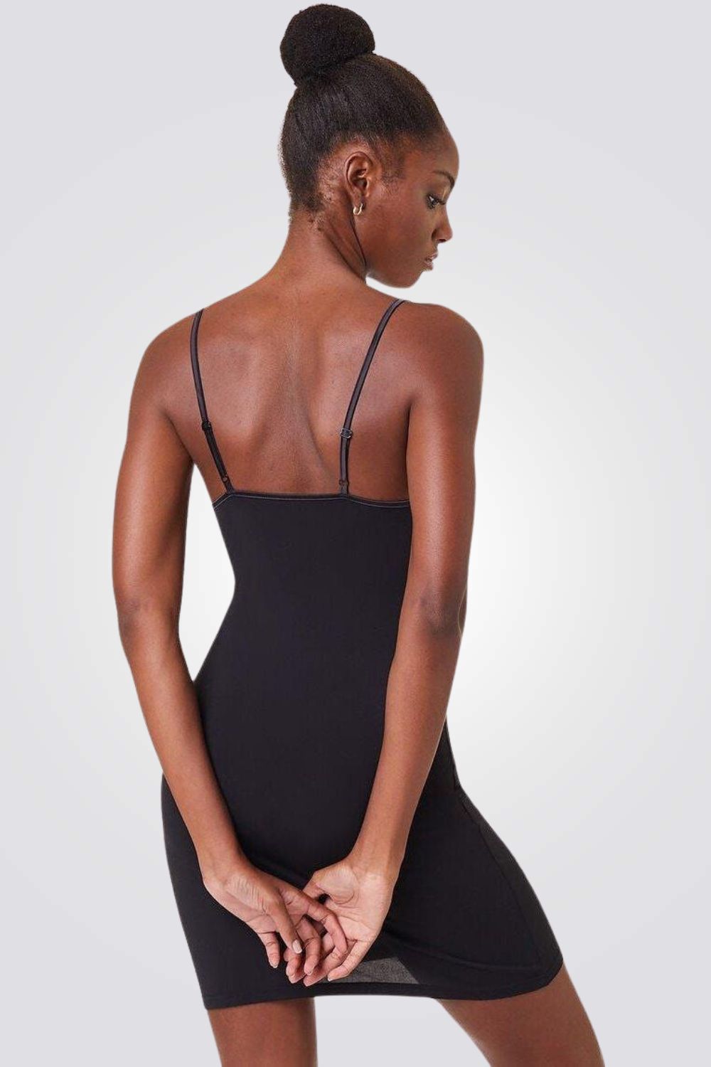 כותונת לילה תרמית WARM ME UP שחורה