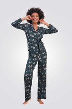 חולצת פיג'מה JUNE לנשים 