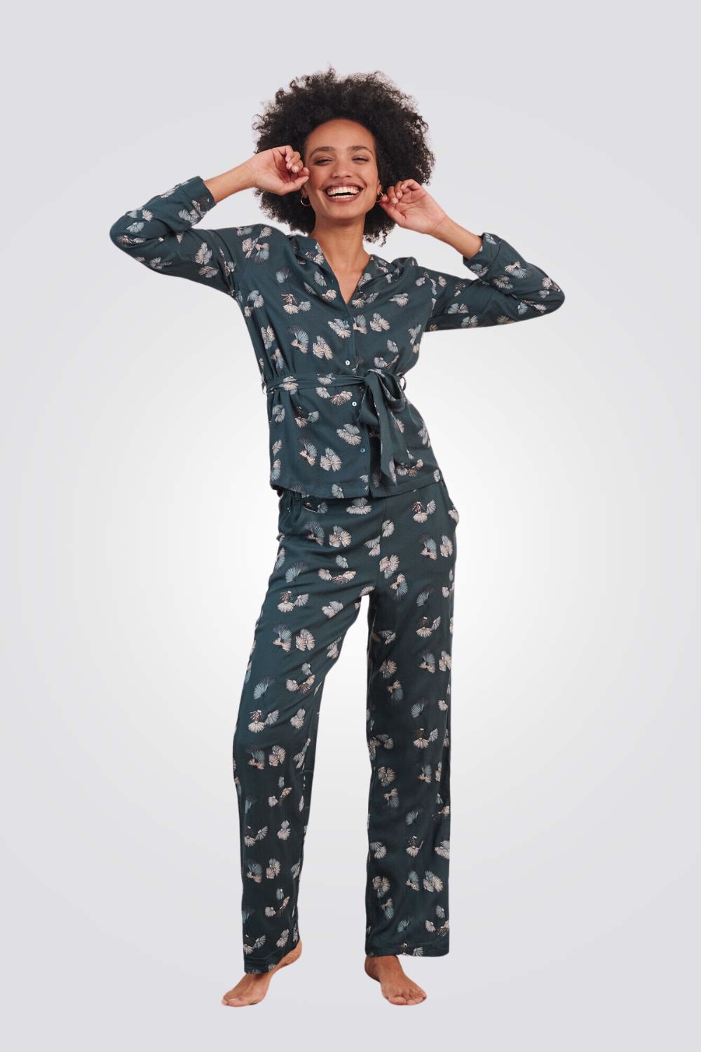 חולצת פיג'מה JUNE לנשים 