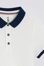 חולצת פולו שרוול קצר לבנים