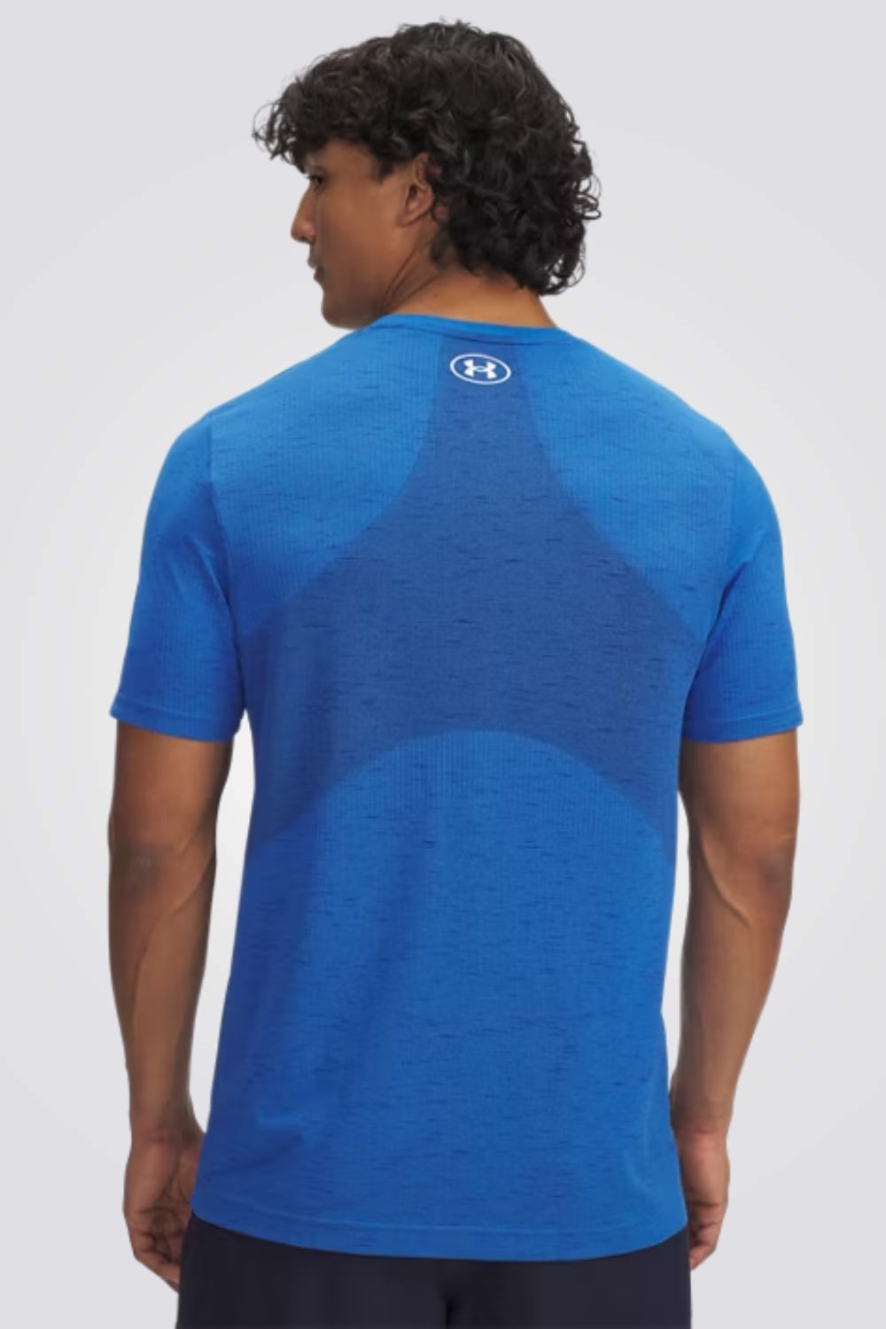 טישירט קצרה לגברים בצבע כחול