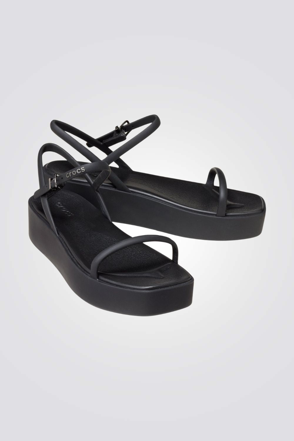 סנדלי פלטפורמה לנשים Miami Platform Y Strap Sandal | קרוקס