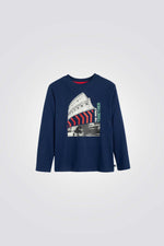 טישירט לילדים עם שרוולים ארוכים והדפס | אוקיידי