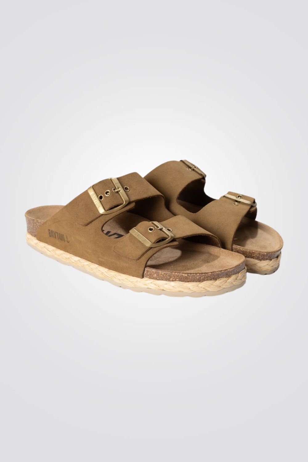 כפכפי זמש לנשים ATLAS בצבע קאמל 