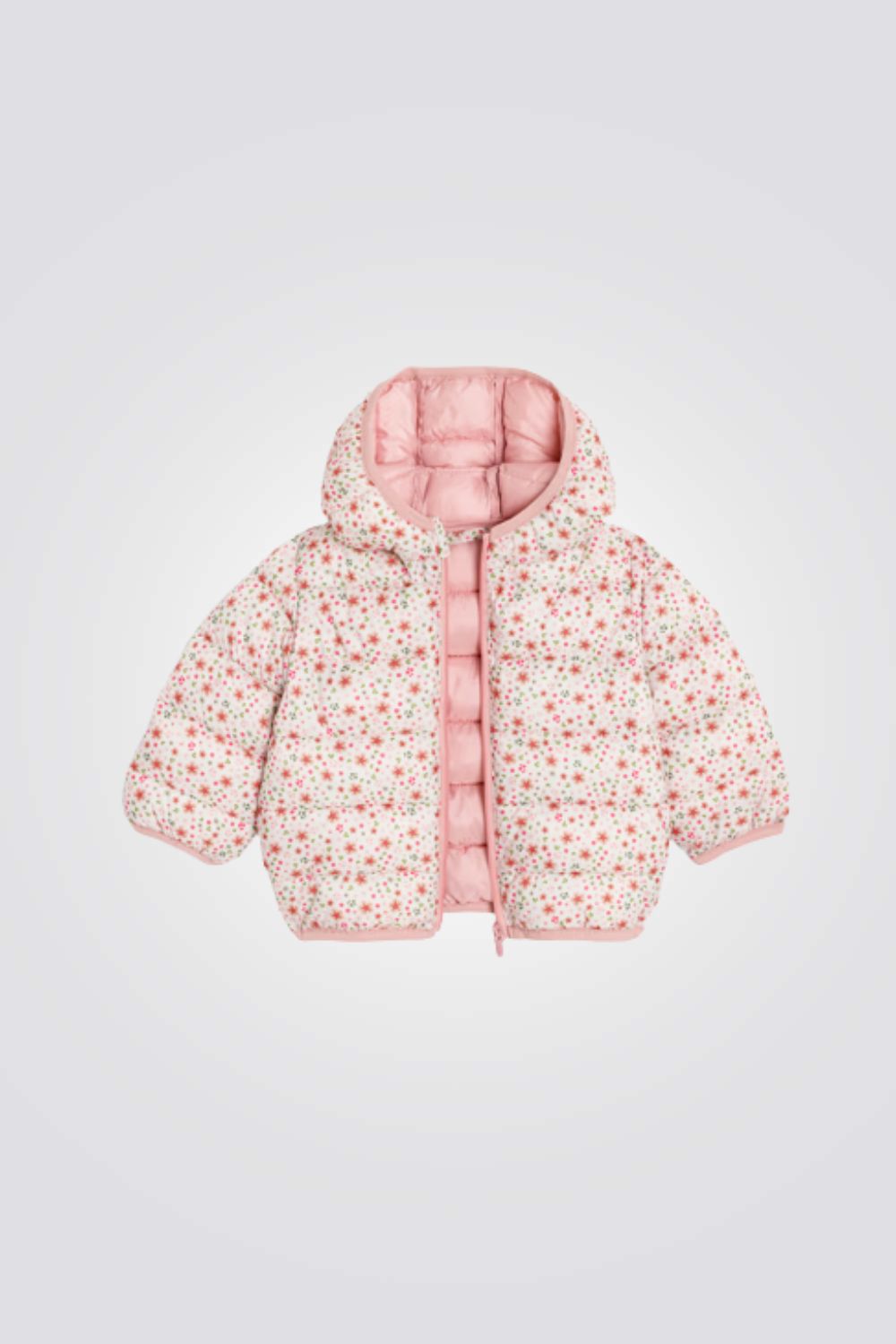 מעיל פוך פרחוני לתינוקות | אוקיידי 