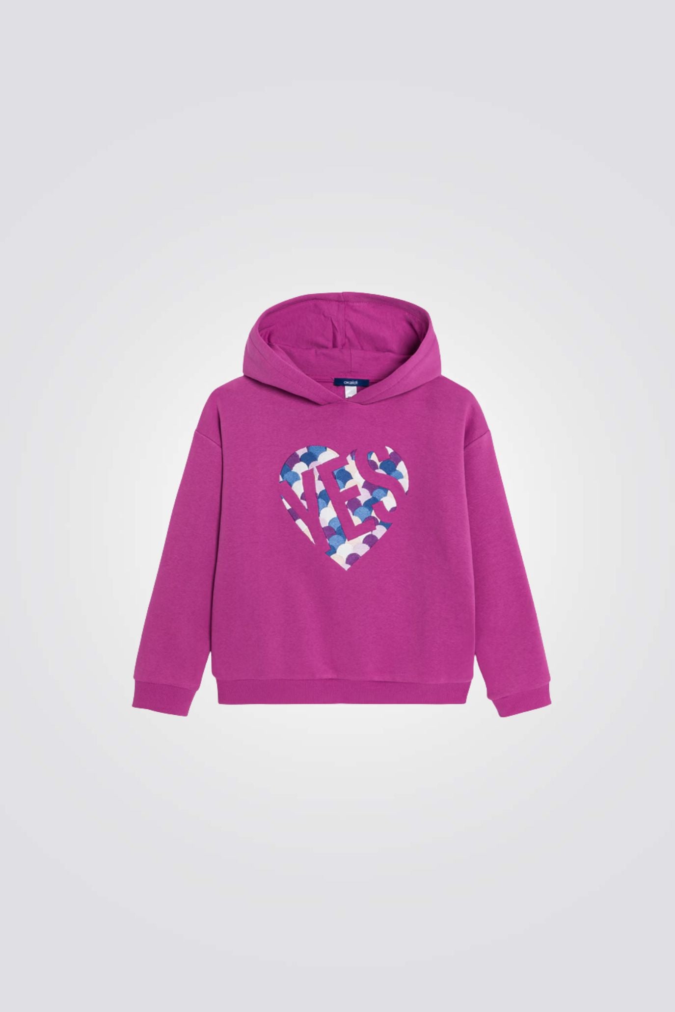 סווטשירט לילדות בצבע סגול  | אוקאיידי