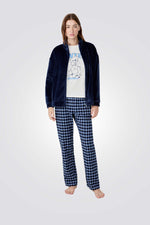 סט פיג'מה שלושה חלקים בהדפס דובי | איתם