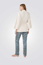 פיג'מת סאטן 3 חלקים NORIE לנשים | איתם