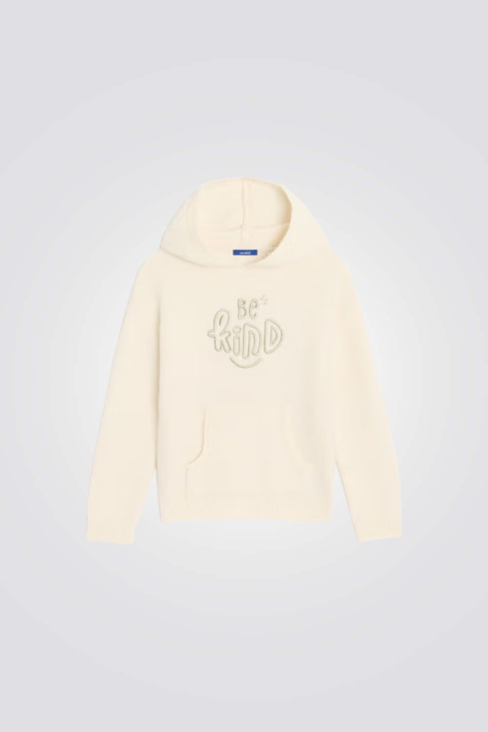 סוודר לילדות עם קפוצ'ון והדפס | אוקיידי 