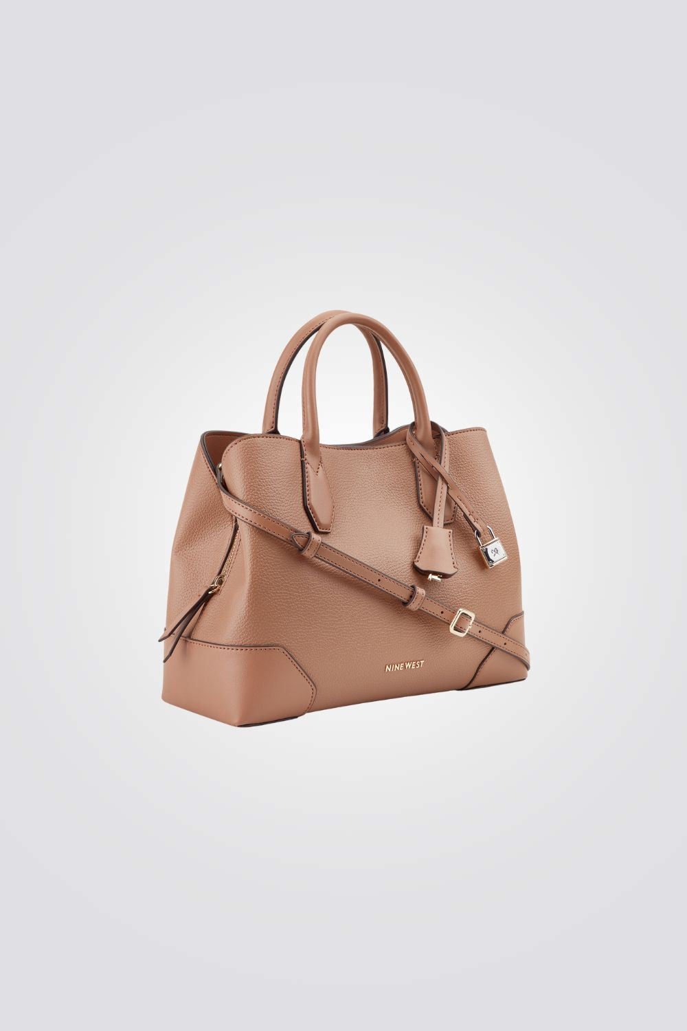 תיק יד לנשים בצבע חום 