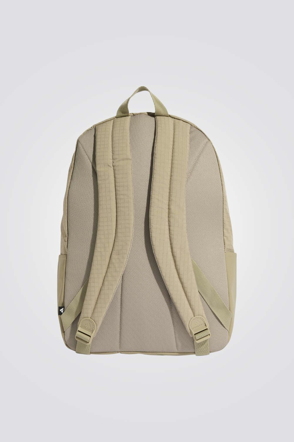 תיק גב בצבע בז' ממותג | אדידס 