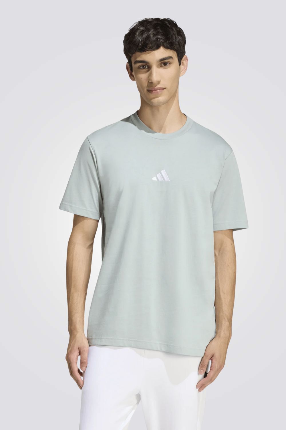 טישירט Essentials Small Logo Single Jersey לגברים | אדידס