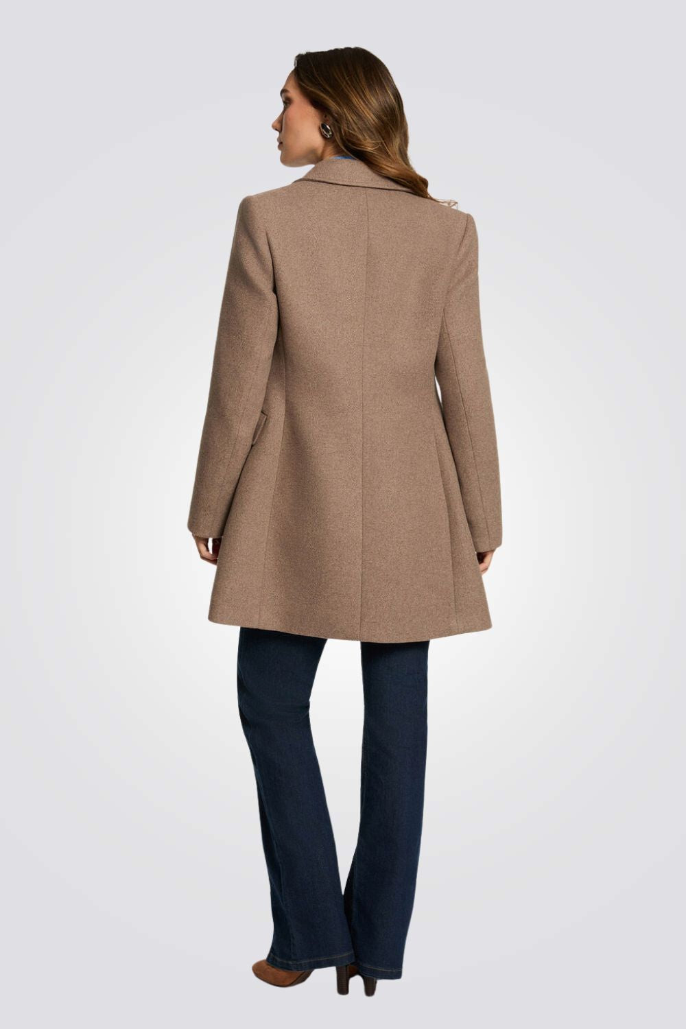 מעיל מחוייט לנשים עם סגירת כפתורים כפולה | מורגן