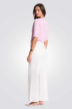 קרדיגן קצר לנשים בצבע ורוד | מורגן