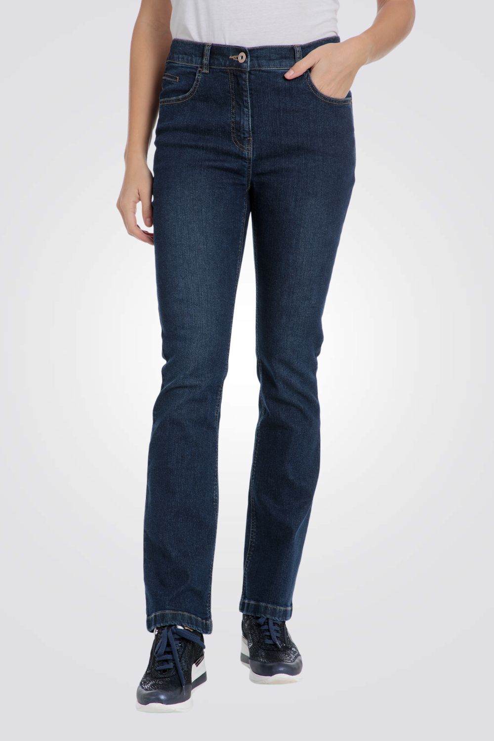 מכנס ג'ינס מותן אלסטית