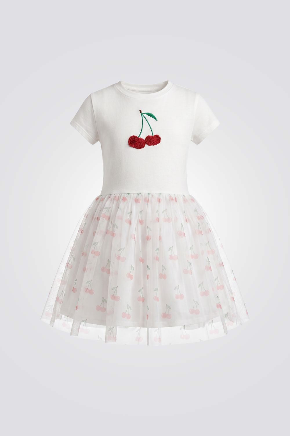 שמלה קצרה CHERRY לתינוקות ולילדות | דלתא