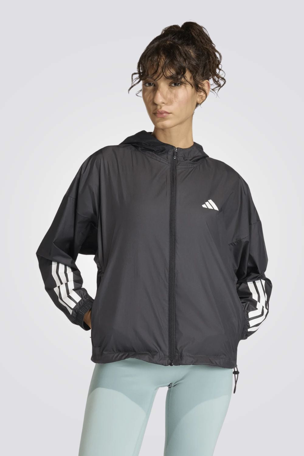 מעיל רוח Hyperglam 3-Stripes לנשים | אדידס